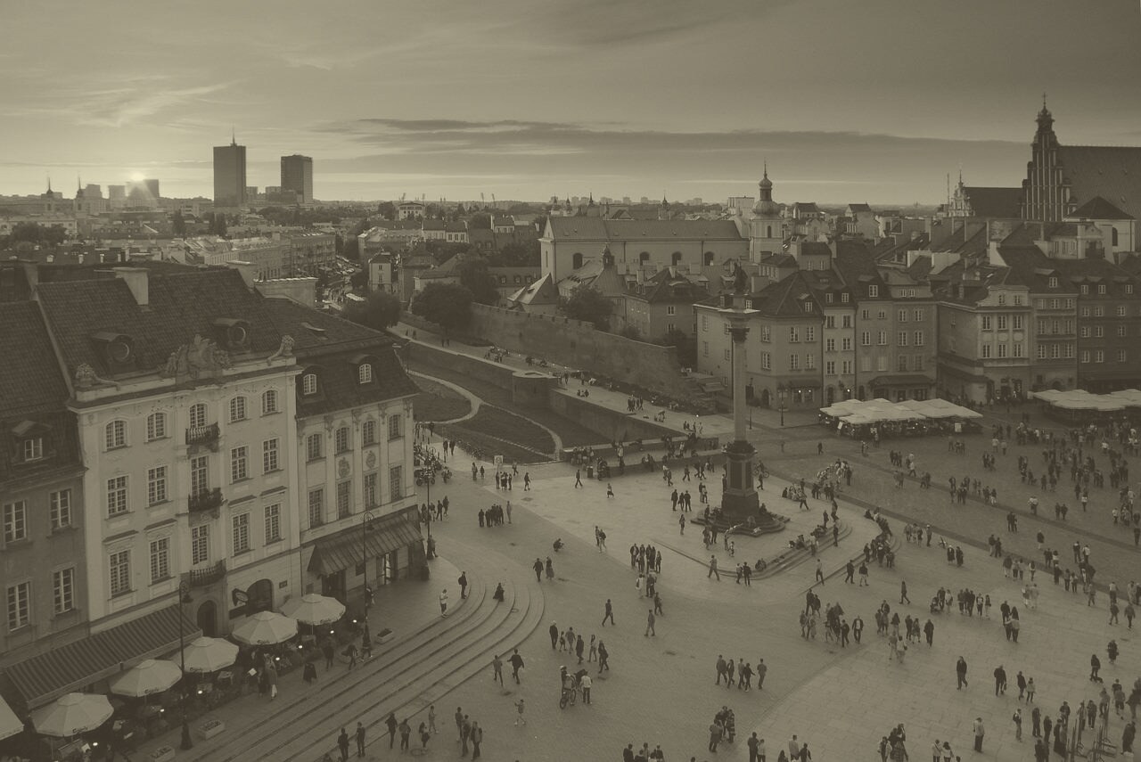Panorama Starego Miasta w Warszawie